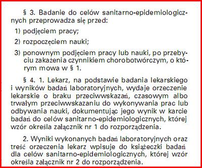 Badania do celów sanitarno epidemiologicznych dla Studentów Badania do celów sanitarno epidemiologicznych dla Studentów