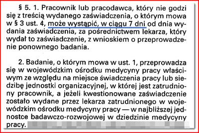 Zasady odwoływania się od orzeczeń lekarskich Zasady odwoływania się od orzeczeń lekarskich