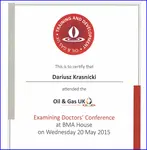 Sprawnie wykonaj certyfikat Oil & Gas UK dla pracowników Offshore platform wiertniczych.