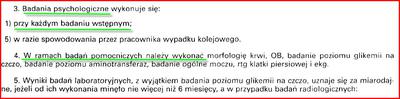 Badania maszynistów laboratoryjne i psychologiczne