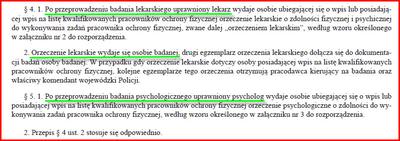 Orzeczenia dla pracowników ochrony