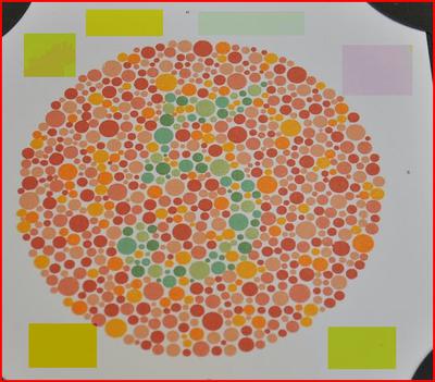 Rozpoznawanie barw na tablicach Ishihary