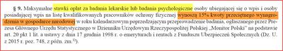 Nowe zasady naliczania kosztów badań ochroniarzy
