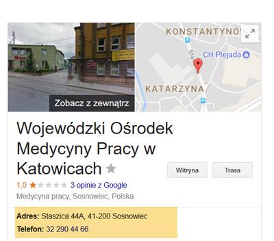 Badania kierowców w WOMP Sosnowiec