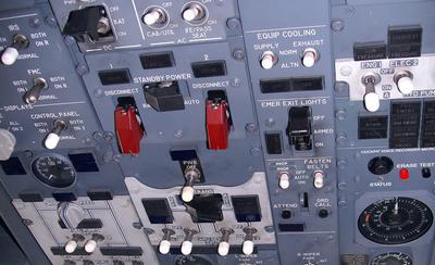 Tablica rozdzielcza samolotu