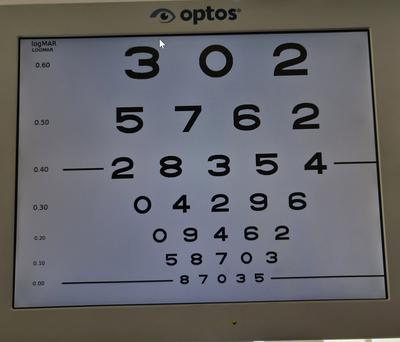 Tablice do badania ostrości wzroku na monitorze