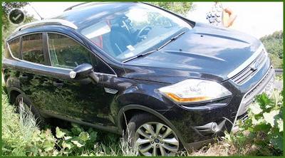 Wypadek samochodowy w drodze do pracy.